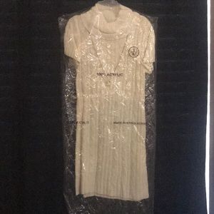 Cream Sweater Dress.